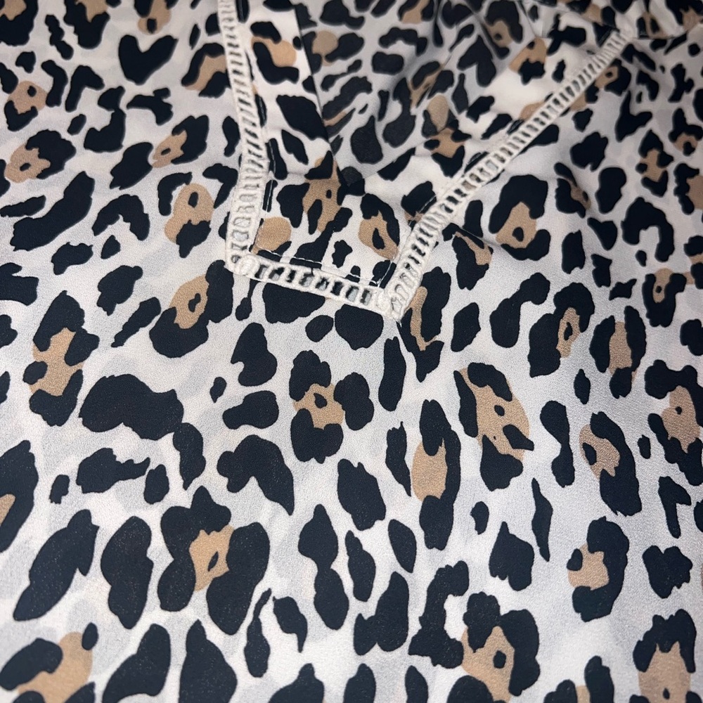 Leopard Print Women's Blouse, Maurice’s Medium - Picture 3 of 4